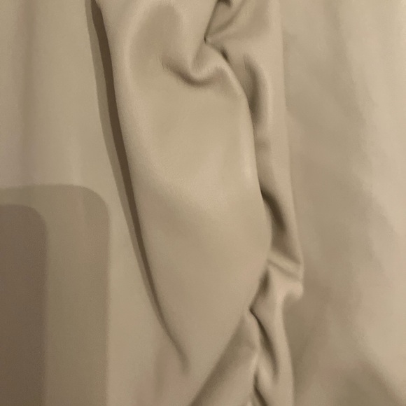 Tart large vegan leather jacket and matching ruched mini skirt size medium - Picture 4 of 7